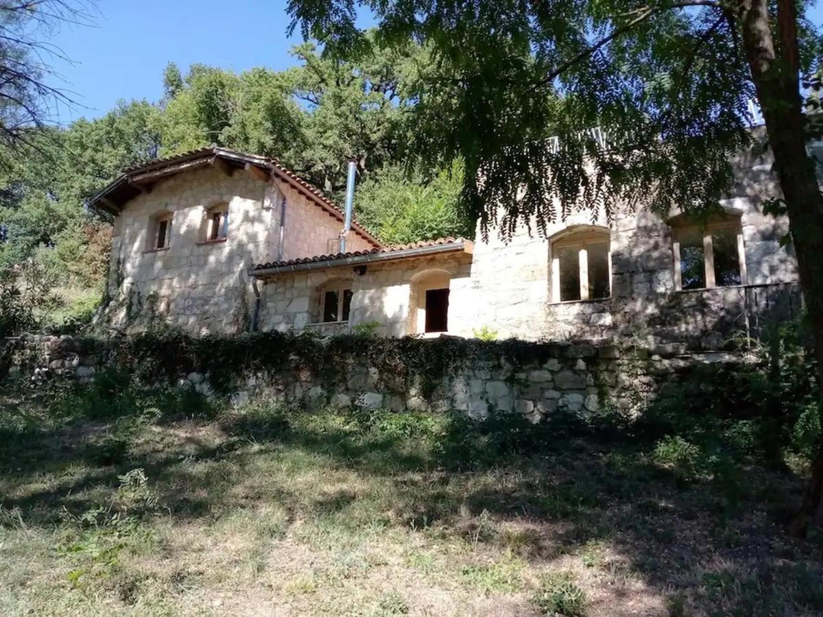 Gite Les Cabanes De Fallot Pour 15 Personnes - Piscine Naturelle L'isle-Bouzon Bagian luar foto